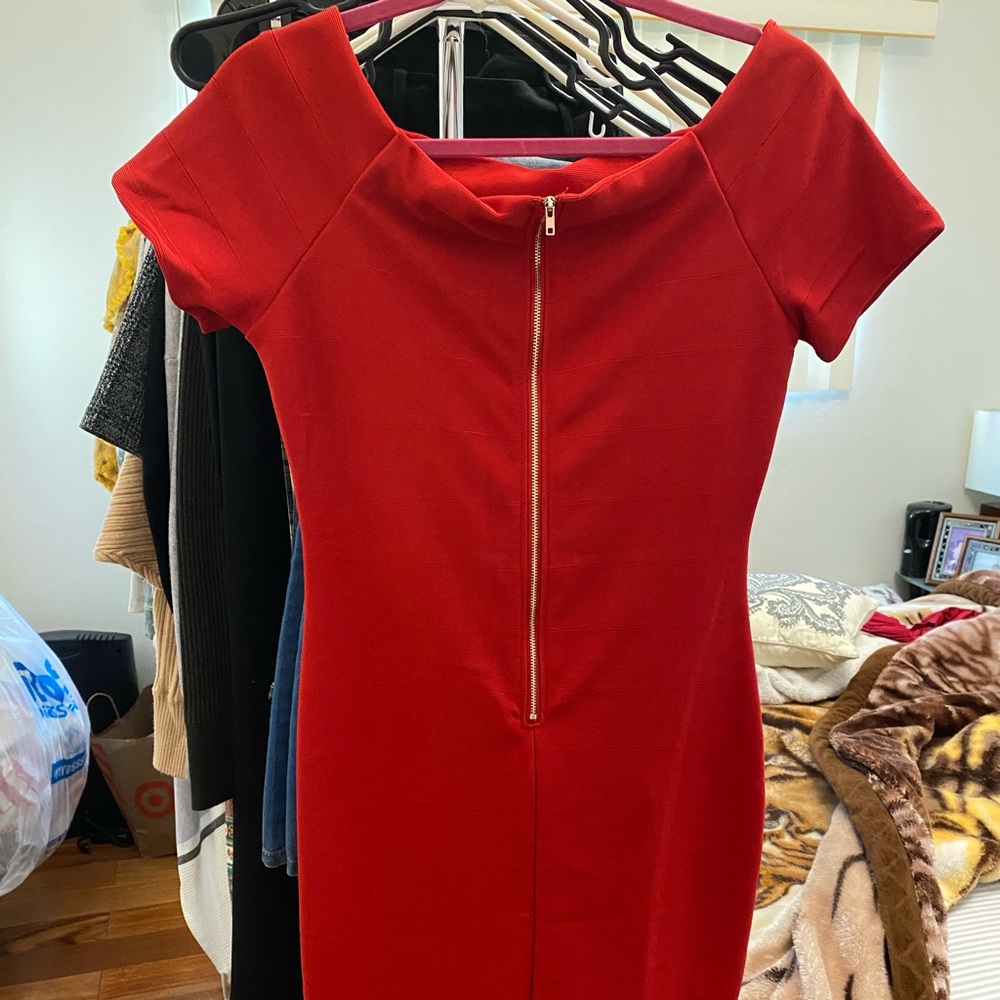 Red dress